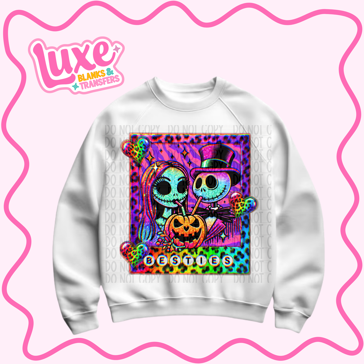 DTF Heat Transfer | Besties NBC | #1028
