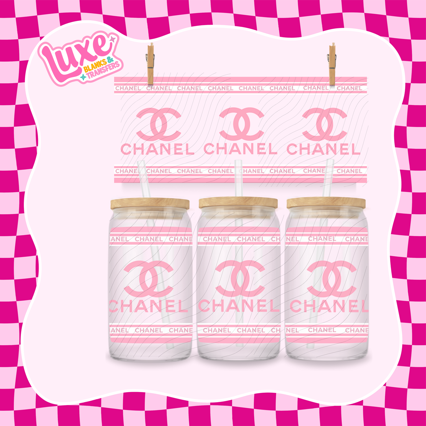 CC Pink UV DTF Wrap (#922)