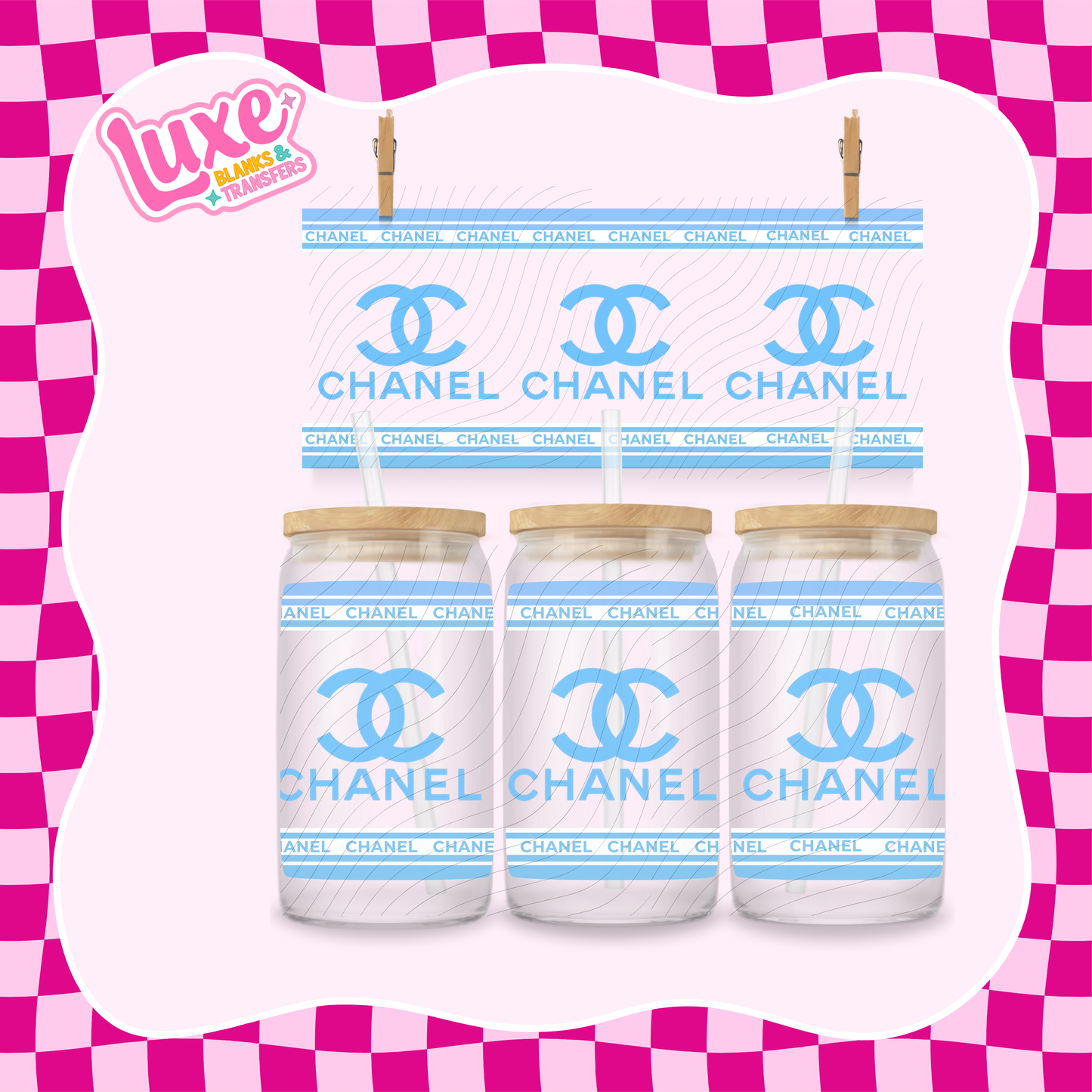 CC Blue UV DTF Wrap (#923)