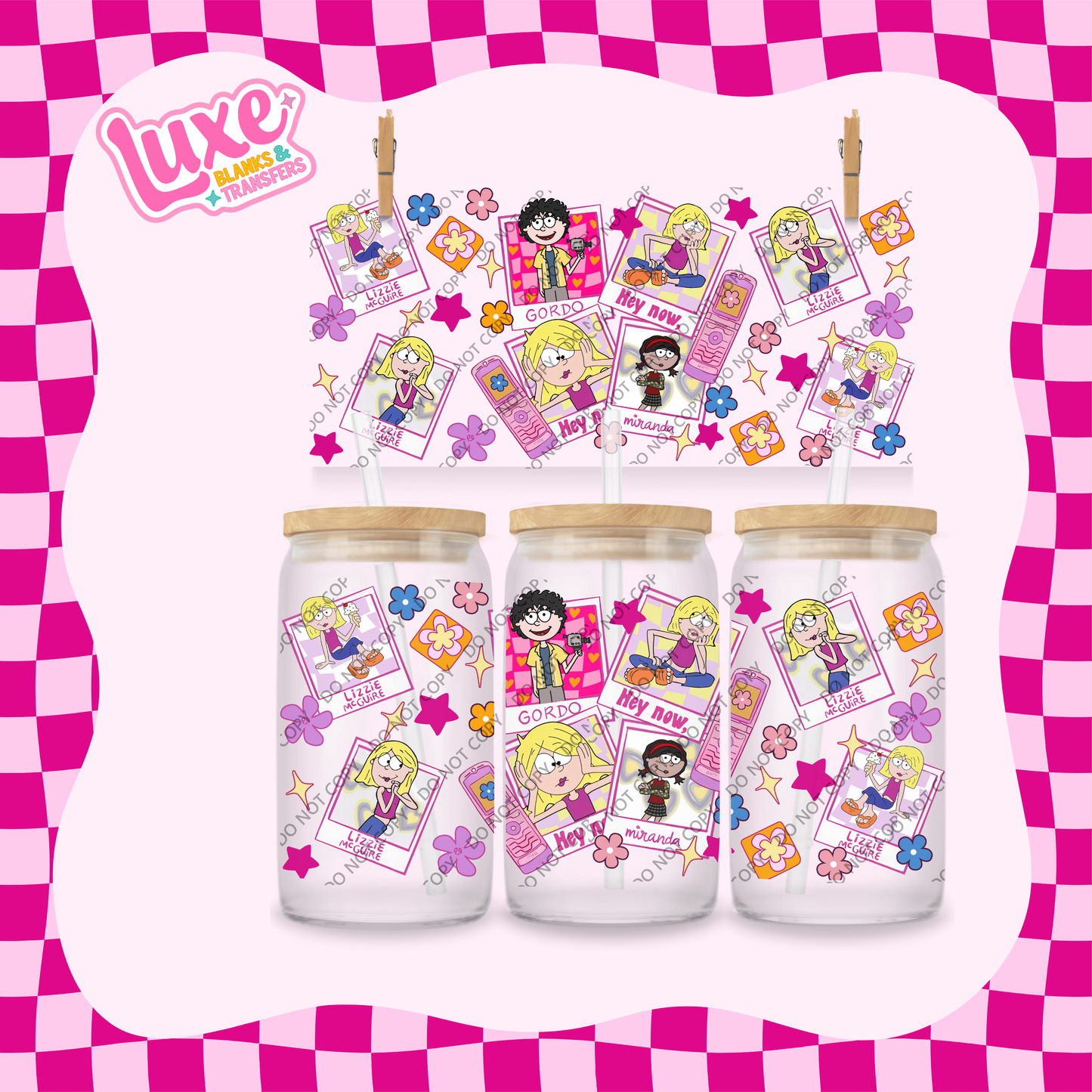 16oz UV DTF Wrap | Liz McGuire | #1914