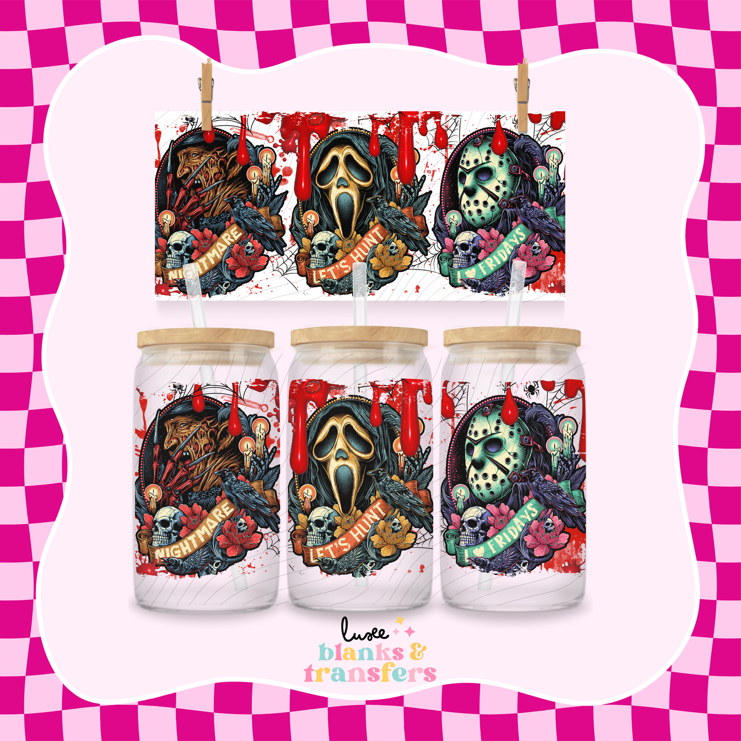 Horror Colour UV DTF Wrap (#533)