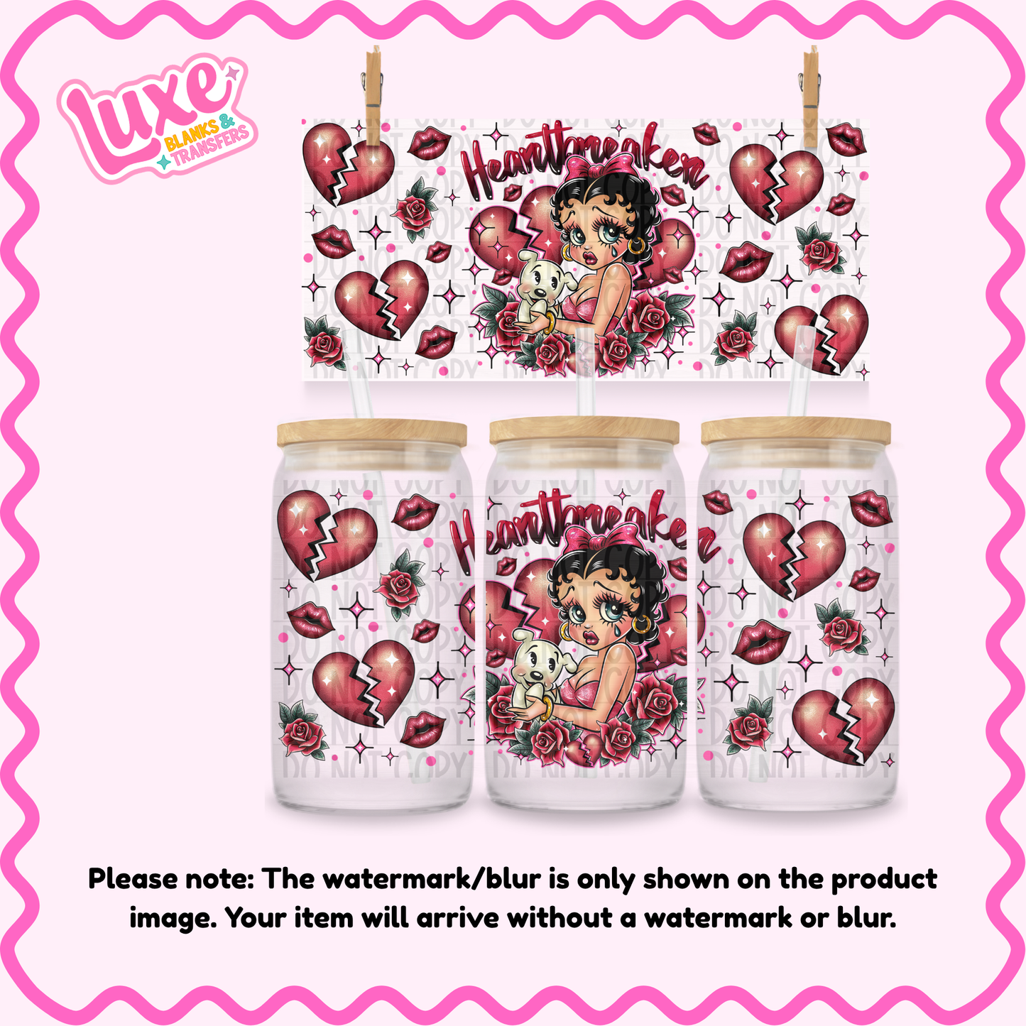 16oz UV DTF Wrap | Betty | #N200