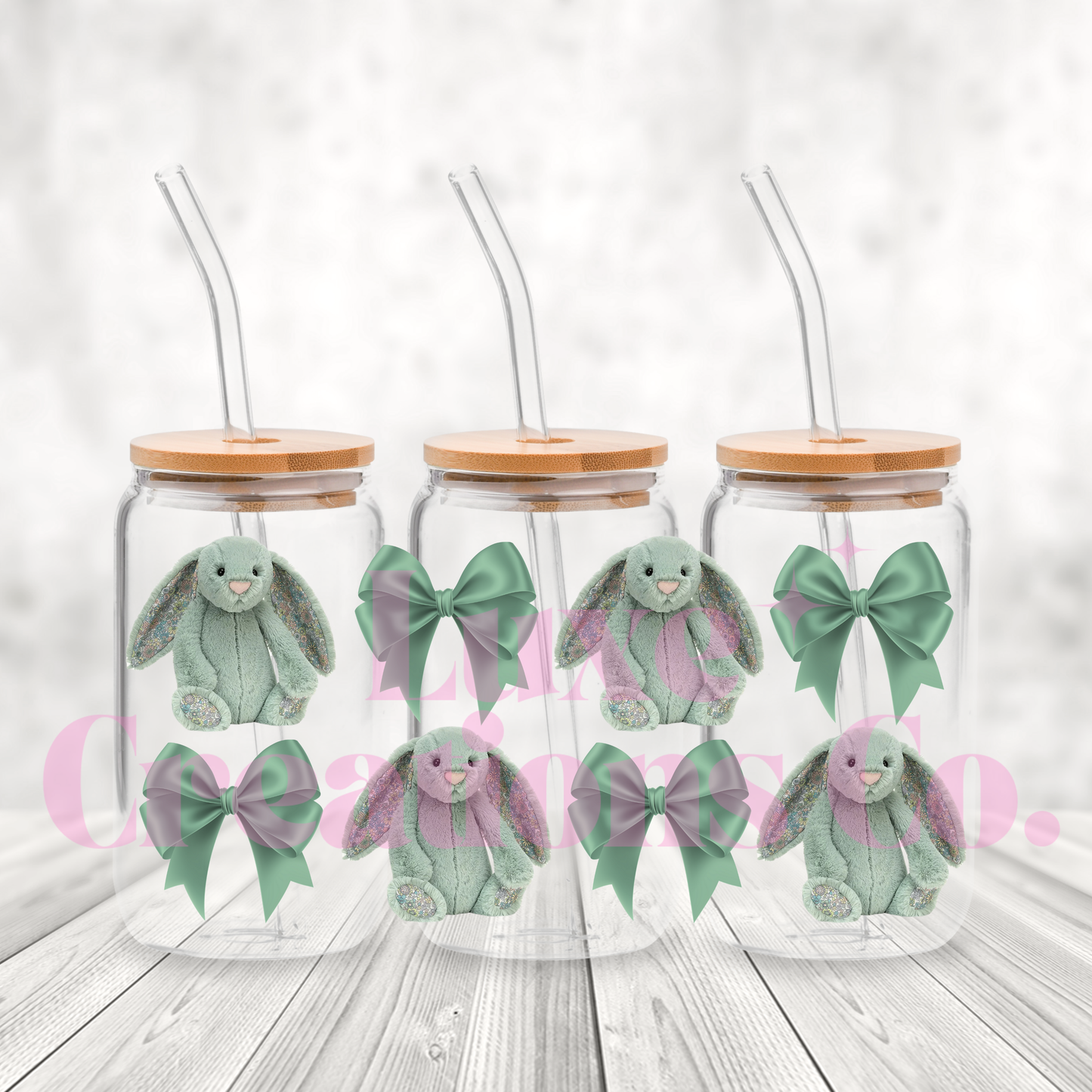 Jelly Bunny Sage UV DTF Wrap (#261)