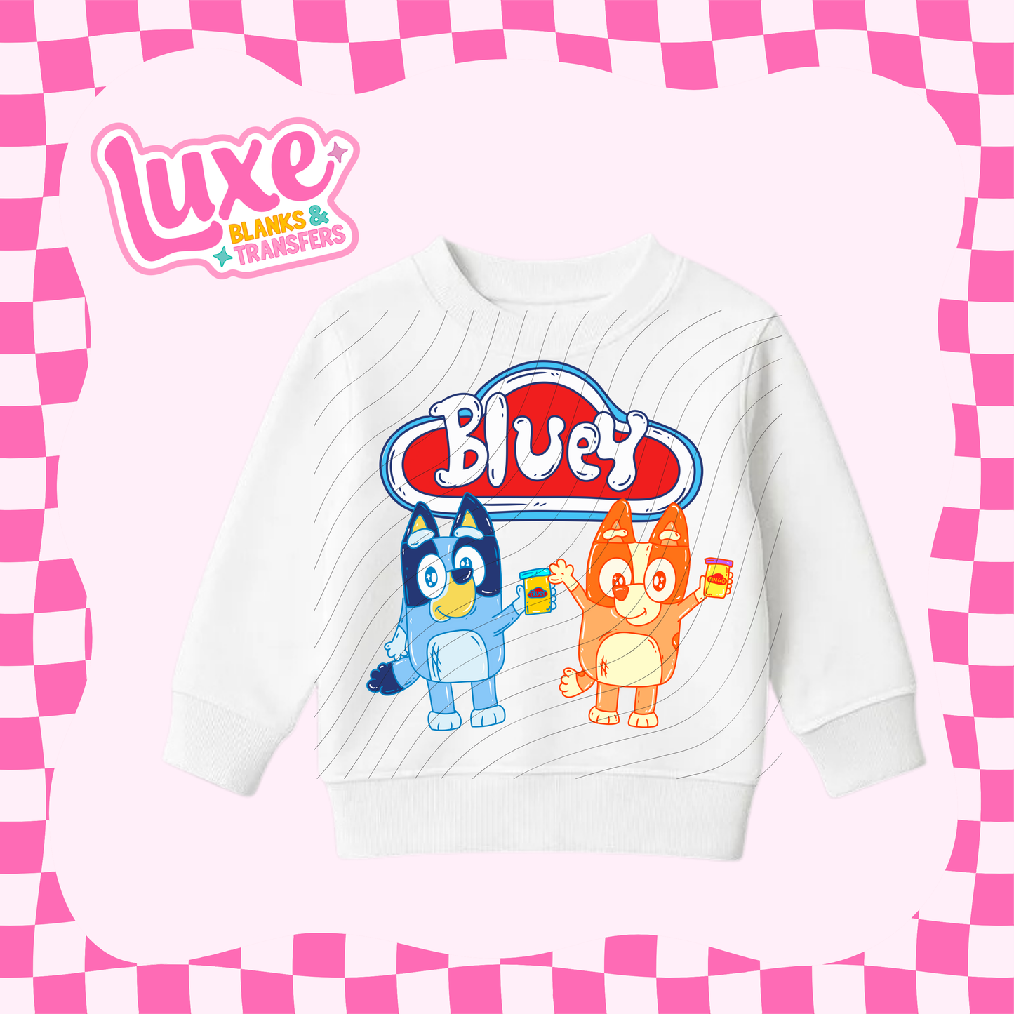 Blue Dough | Kids DTF Heat Transfer | #130