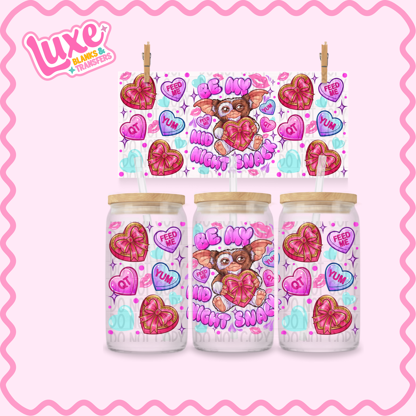 16oz UV DTF Wrap | Midnight Snack | #2401