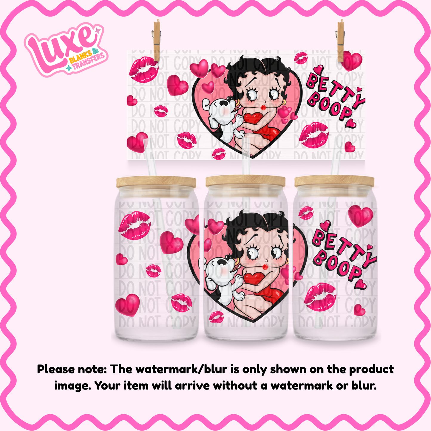 16oz UV DTF Wrap | Betty | #N204