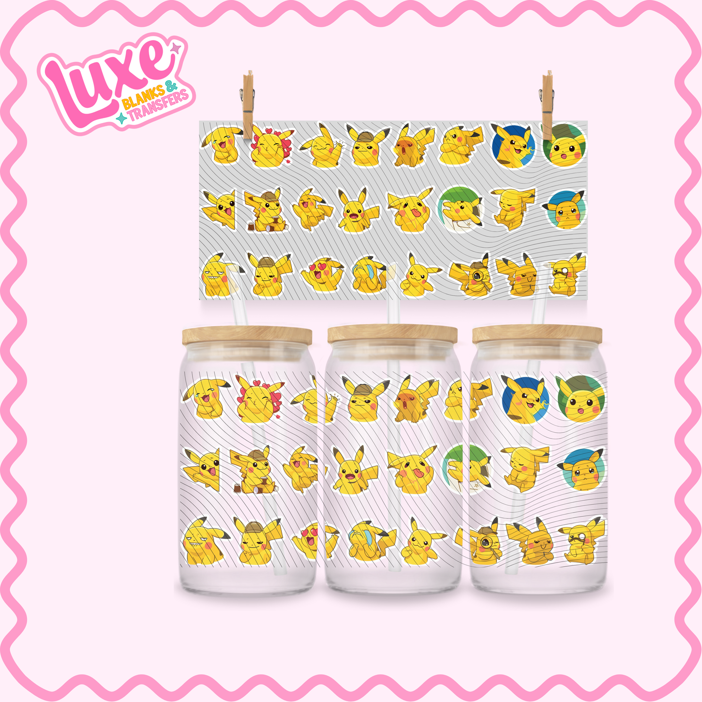 16oz UV DTF Wrap | Pika Stickers | #2713