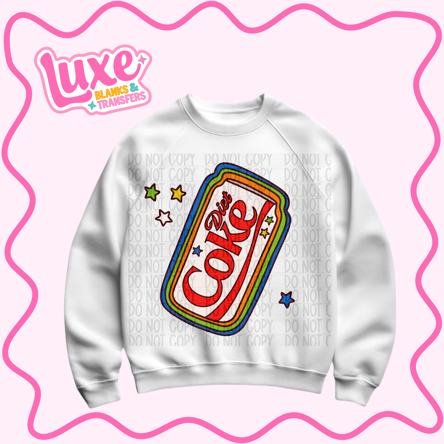DTF Heat Transfer | Diet Cola | #1049