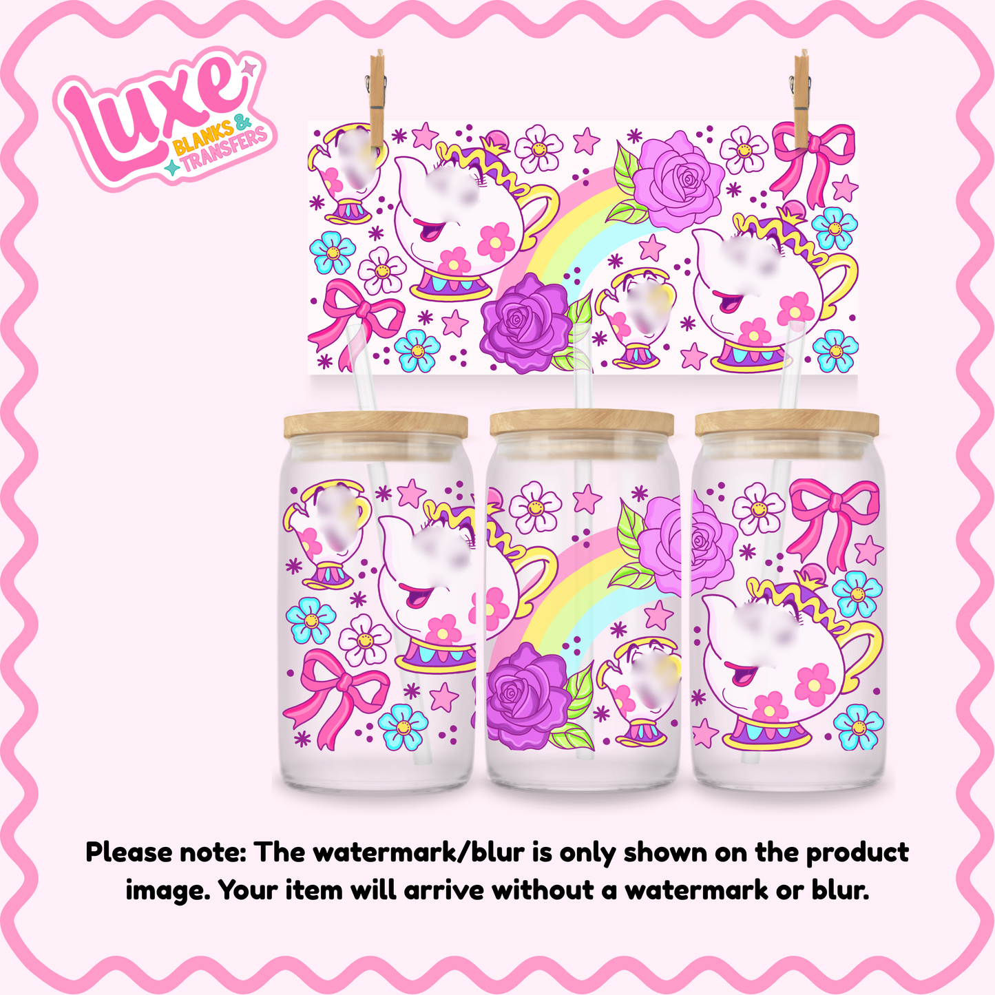 16oz UV DTF Wrap | Tea Sidekick | #3685