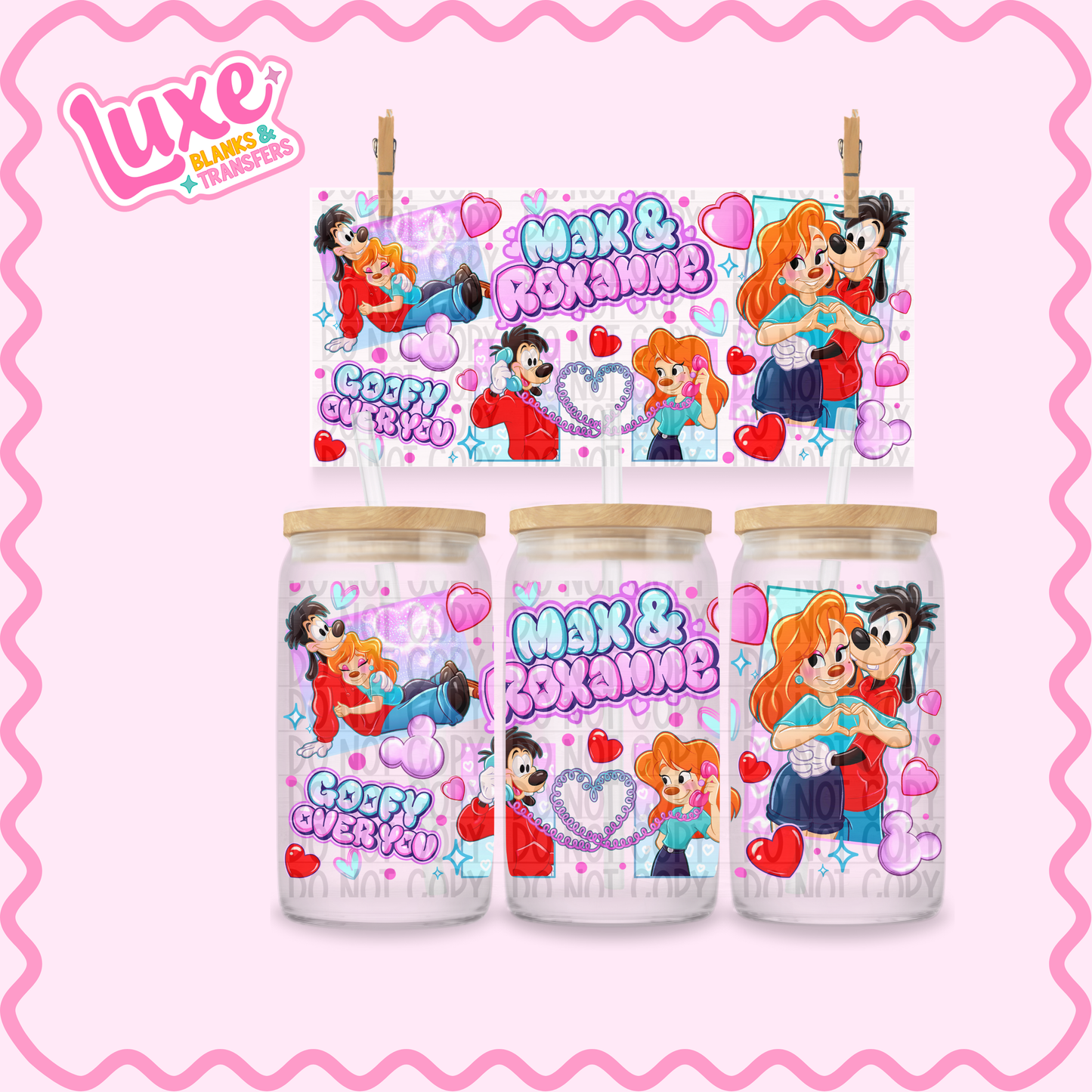 16oz UV DTF Wrap | Max & Roxanne | #2406