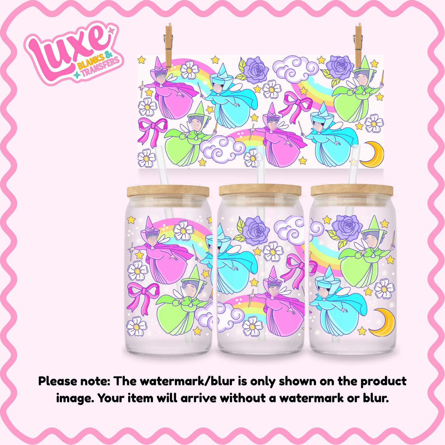 16oz UV DTF Wrap | Fairy Sidekick | #3687