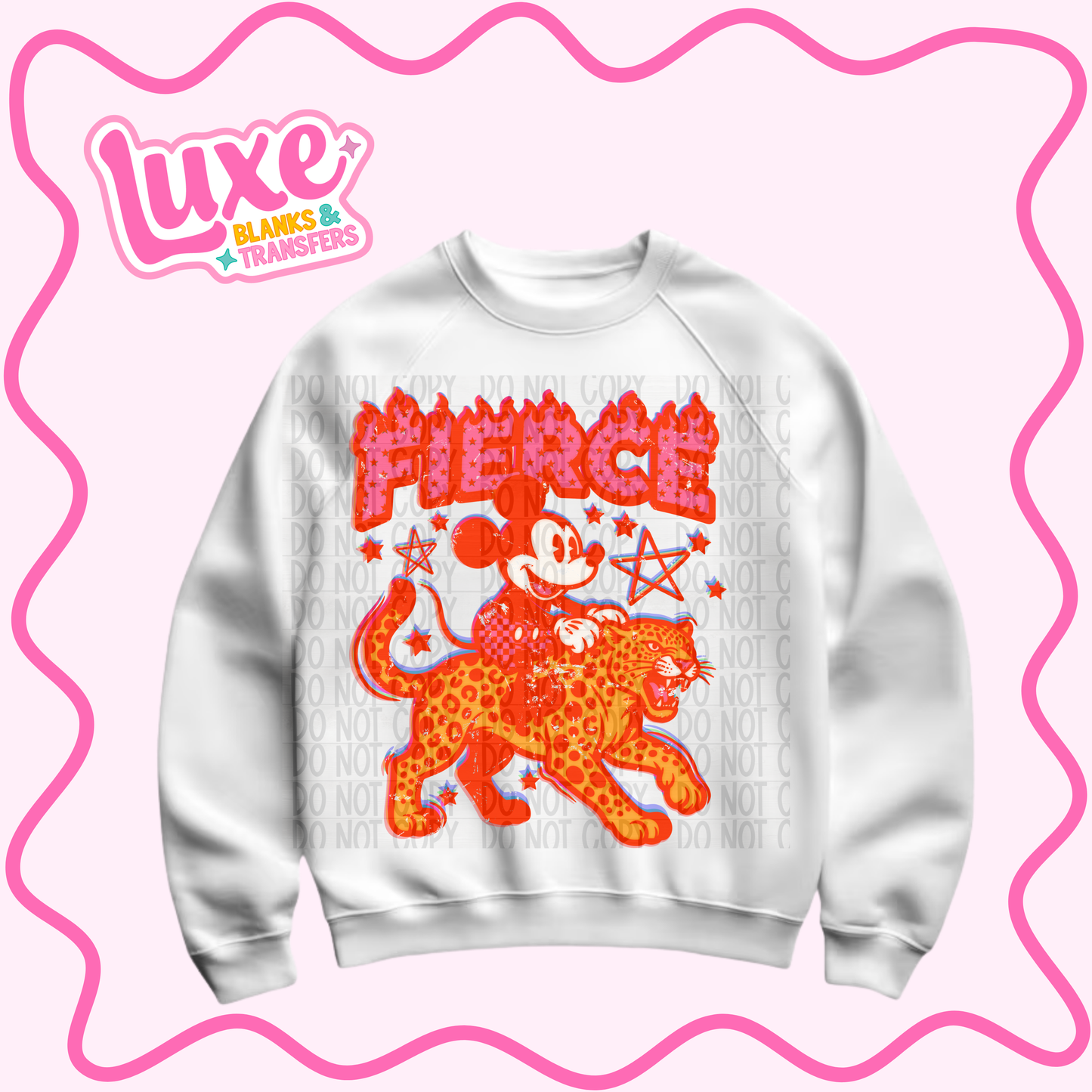 DTF Heat Transfer | Fierce Mick. | #1053