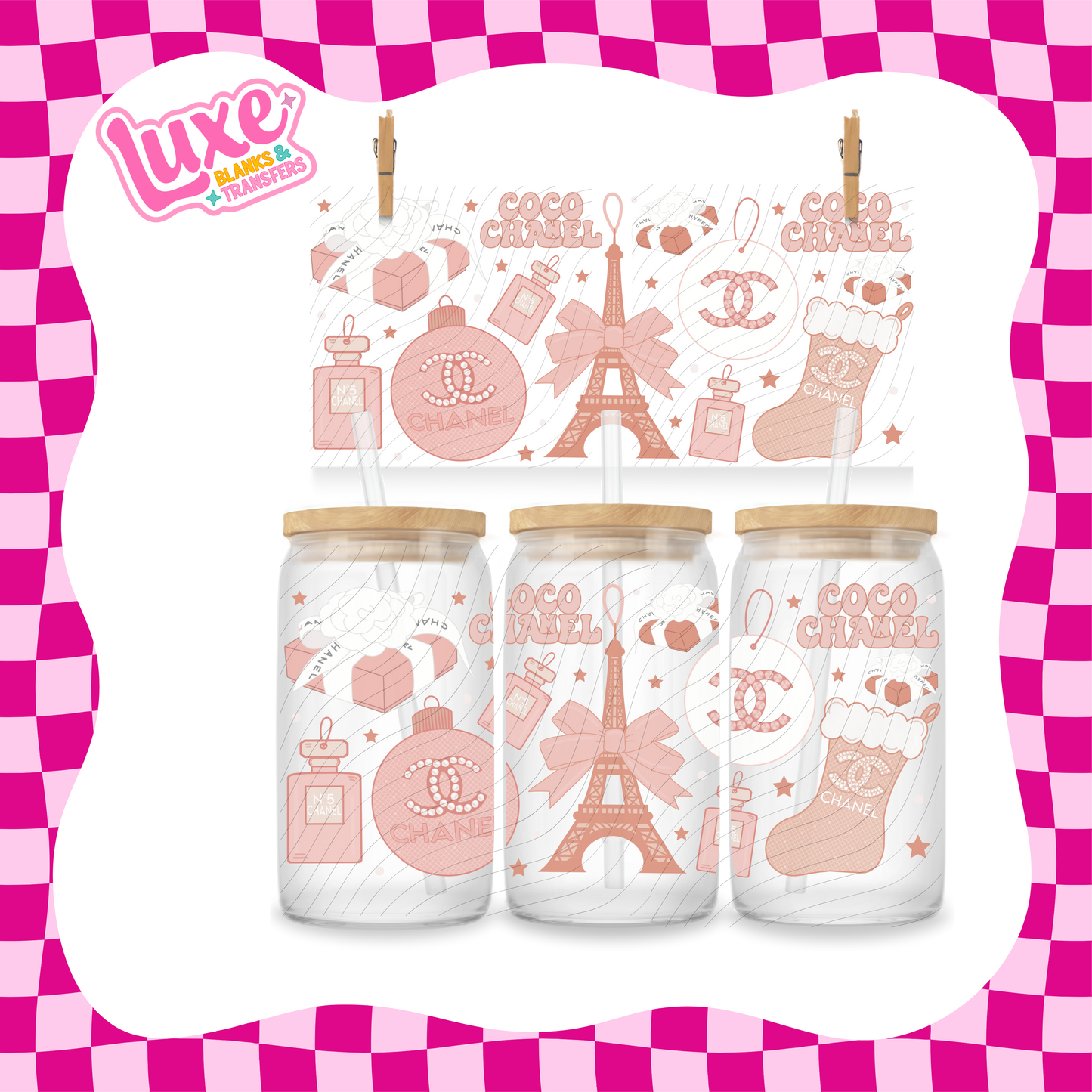 Boujee Xmas CC UV DTF Wrap (#943)