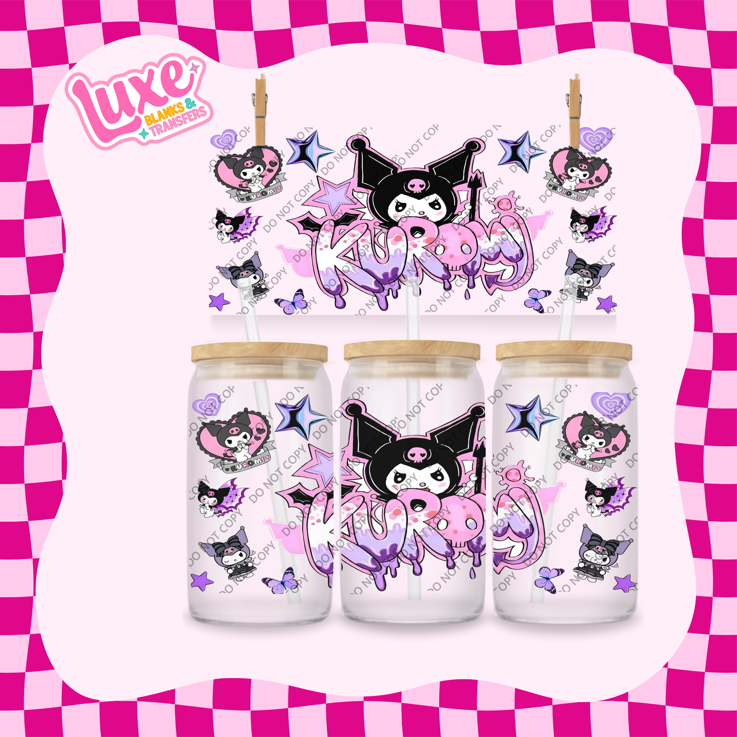 16oz UV DTF Wrap |Kurom/i Graffiti | #1931