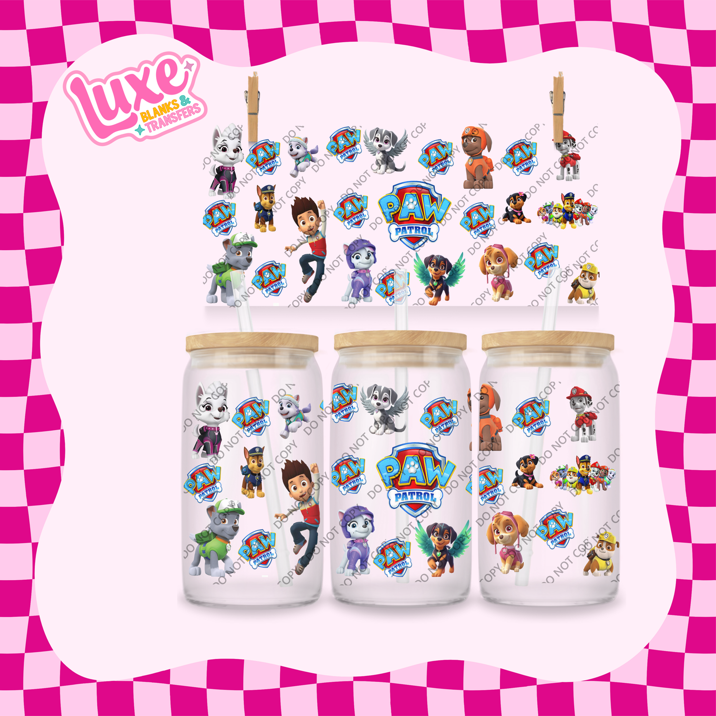 16oz UV DTF Wrap | Paw Kids Show | #1934