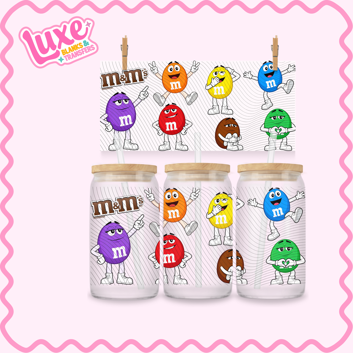 16oz UV DTF Wrap | M&m's 3 | #2724