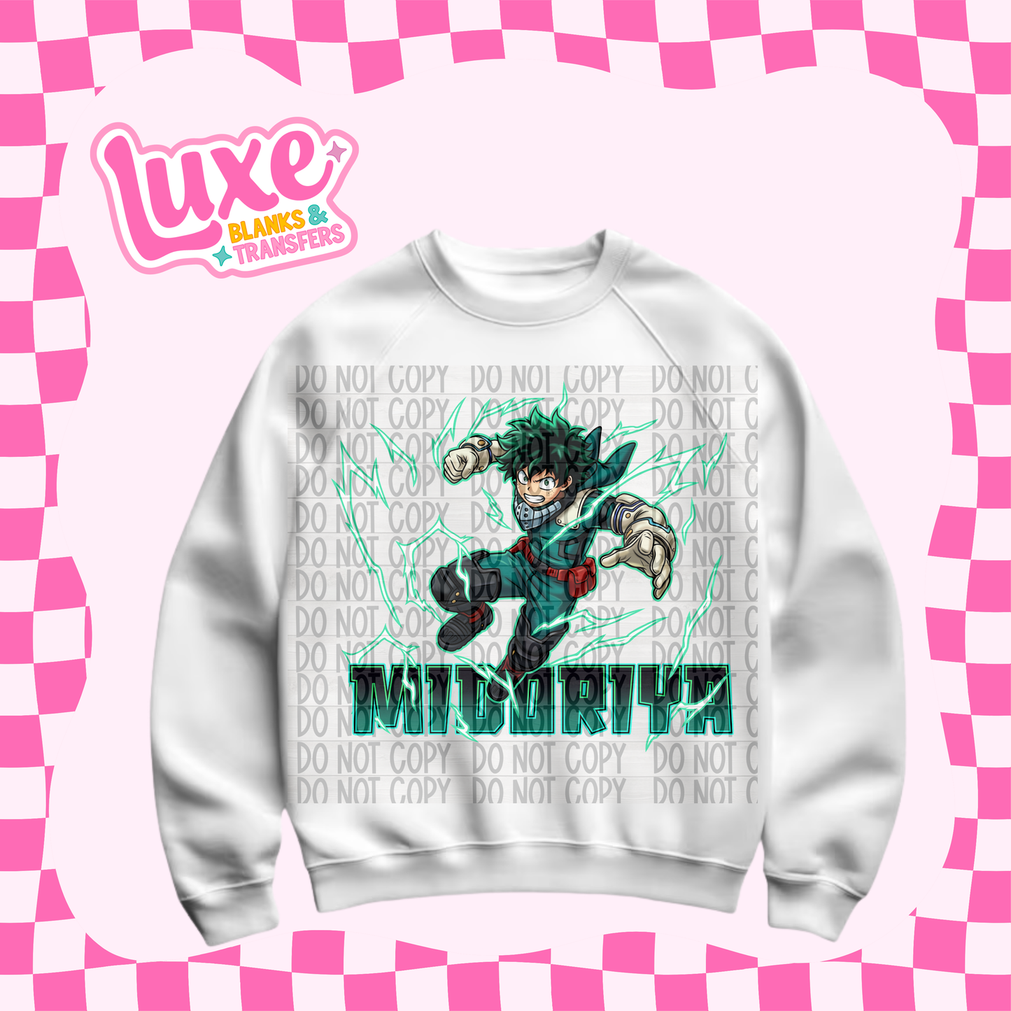 DTF Heat Transfer | Hero Academia | #588