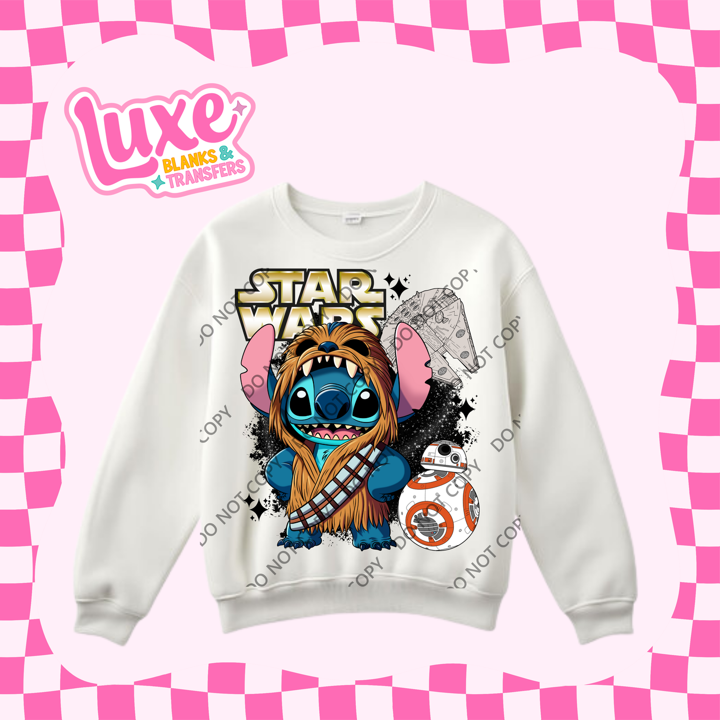 DTF Heat Transfer | Star Battle X Blue Alien | #331