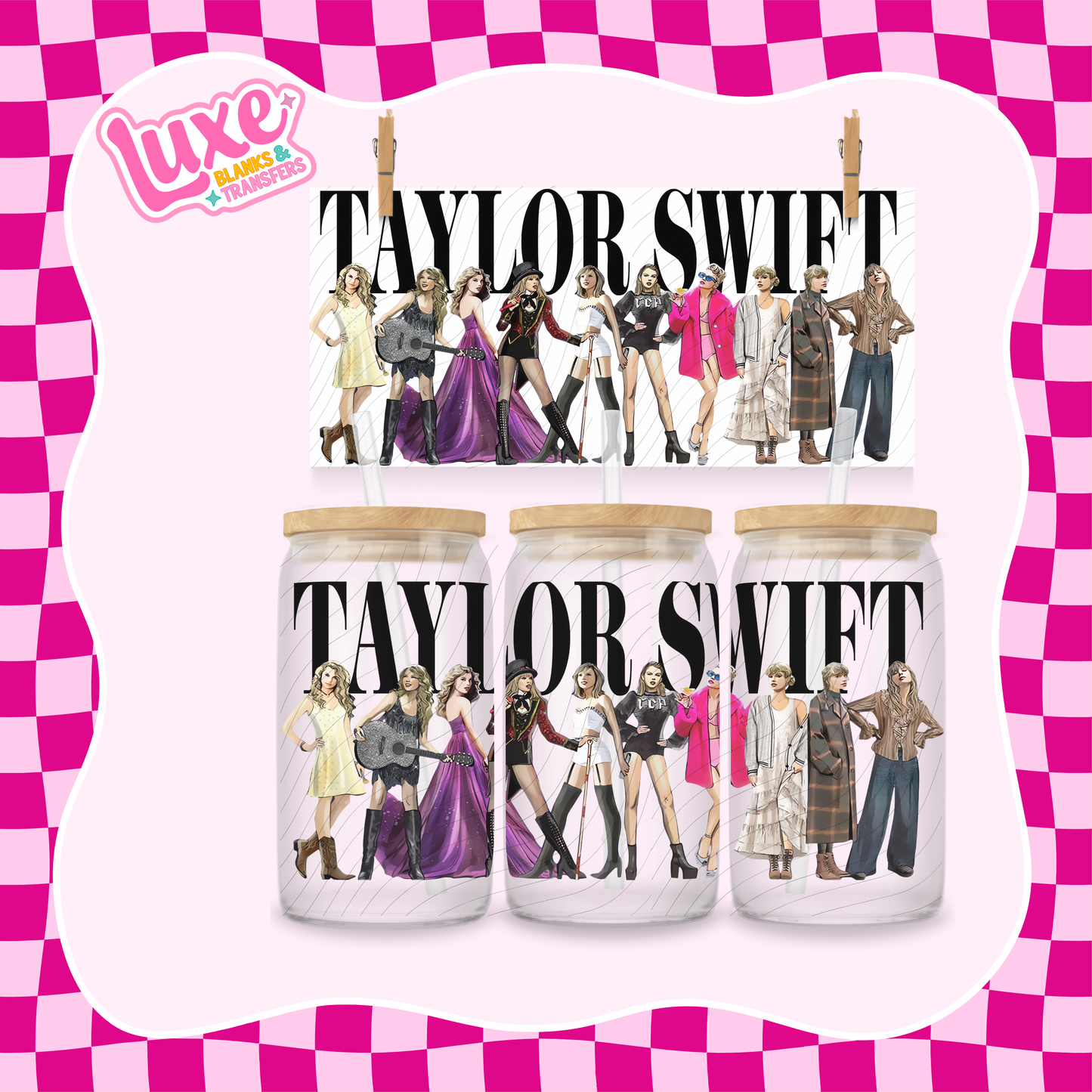 T.Swift | 16oz UV DTF Wrap | #1456