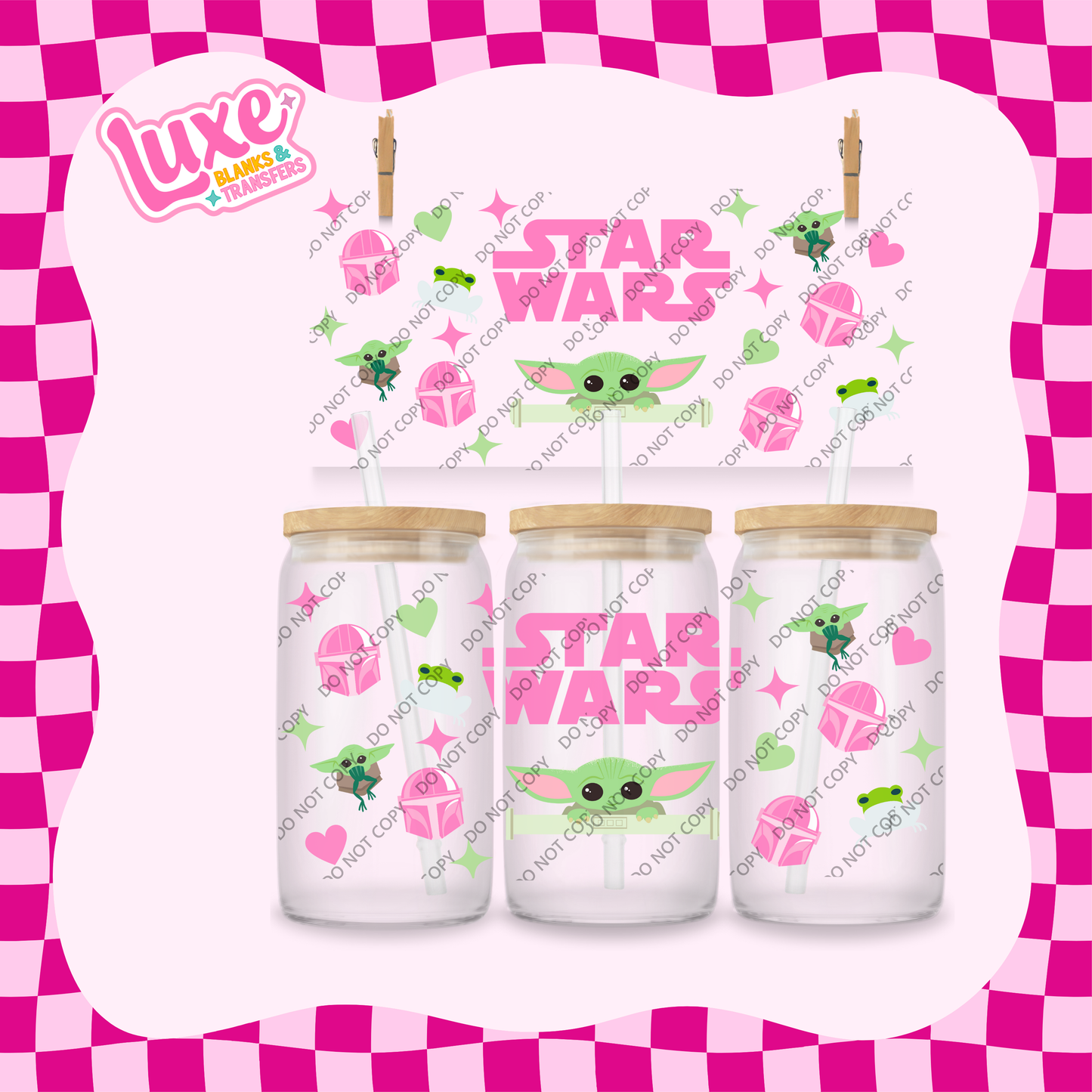 16oz UV DTF Wrap | Star Battle | #1944