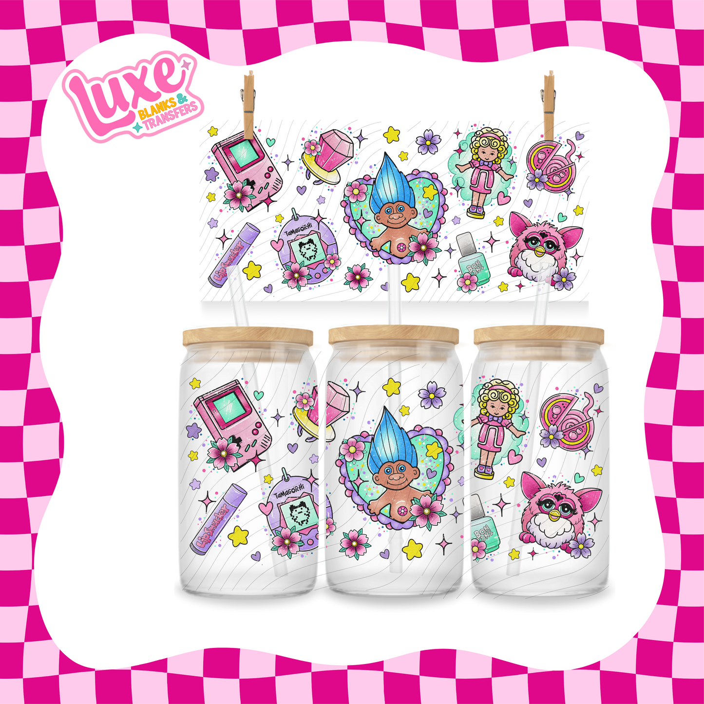 Y2K Throwback UV DTF Wrap (#960)