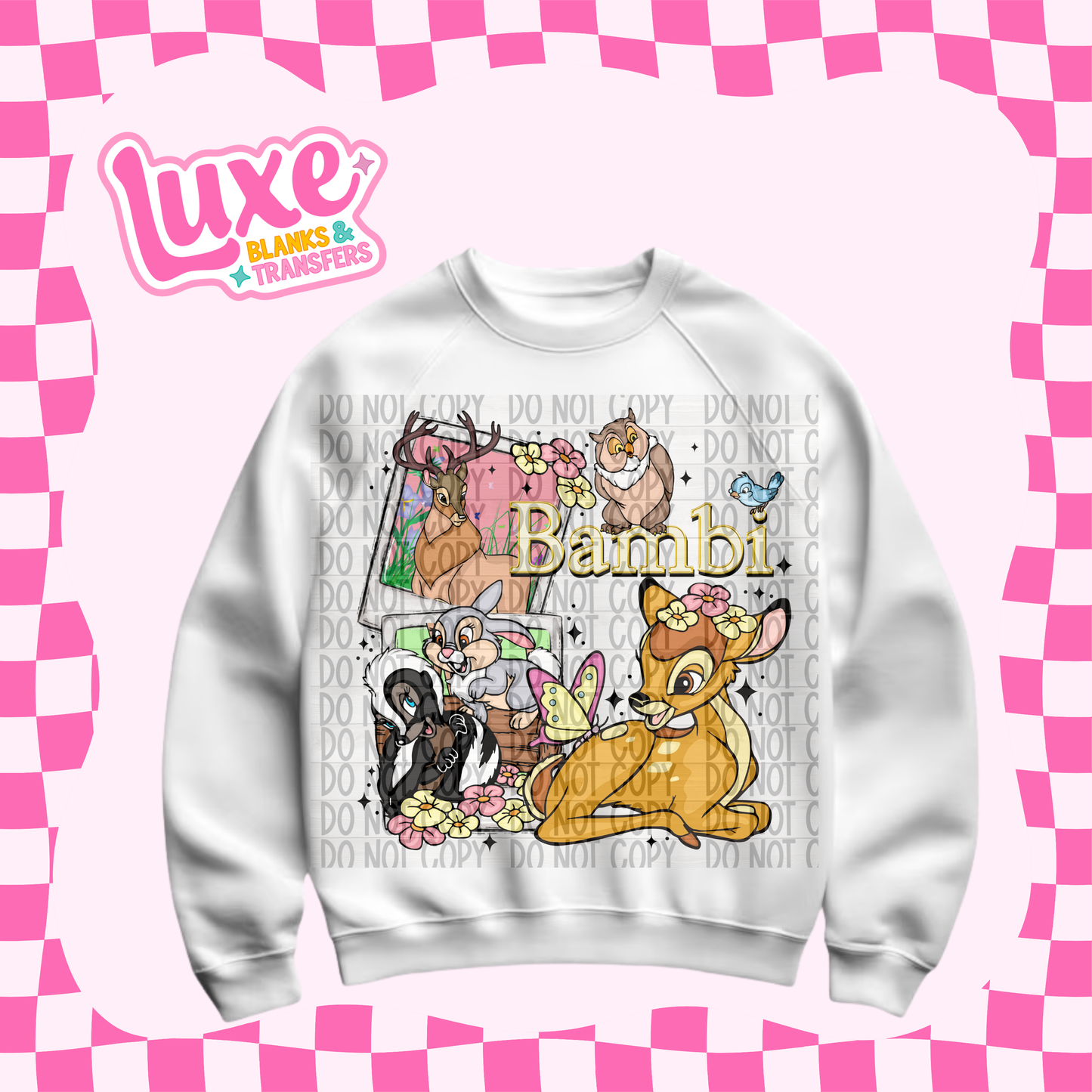 DTF Heat Transfer | Bambi | #599