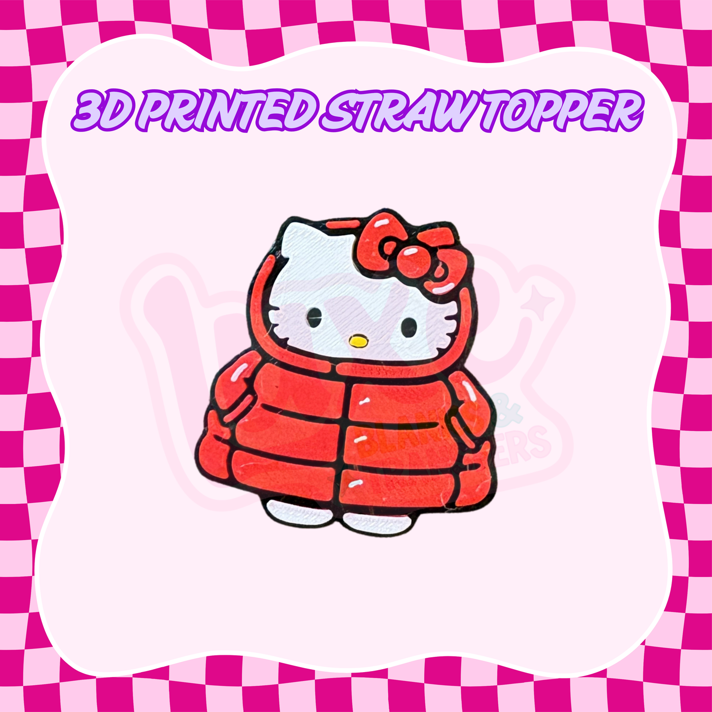 3D Printed Straw Topper | HK