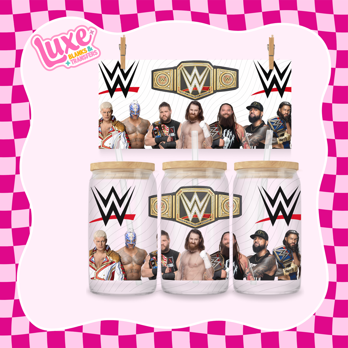WWE | 16oz UV DTF Wrap | #1471