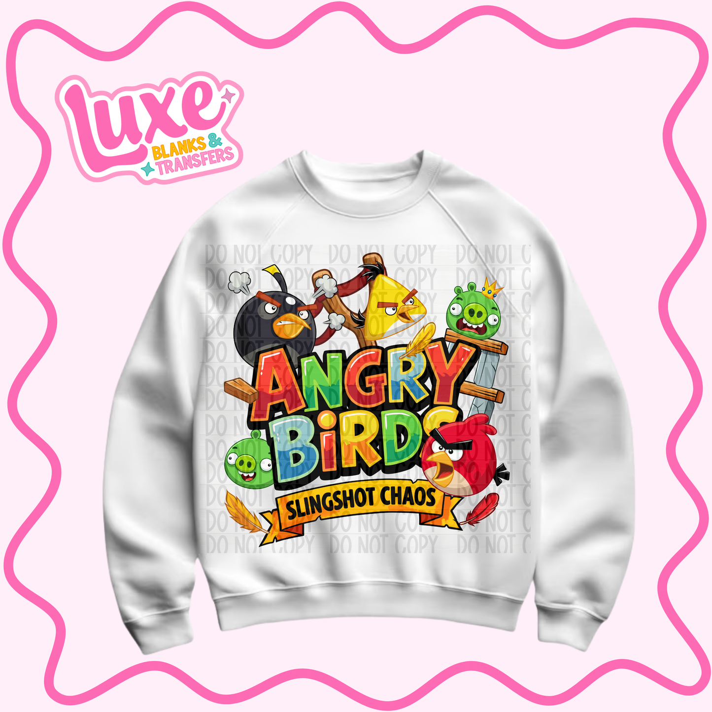 DTF Heat Transfer | Angry Birds | #1084