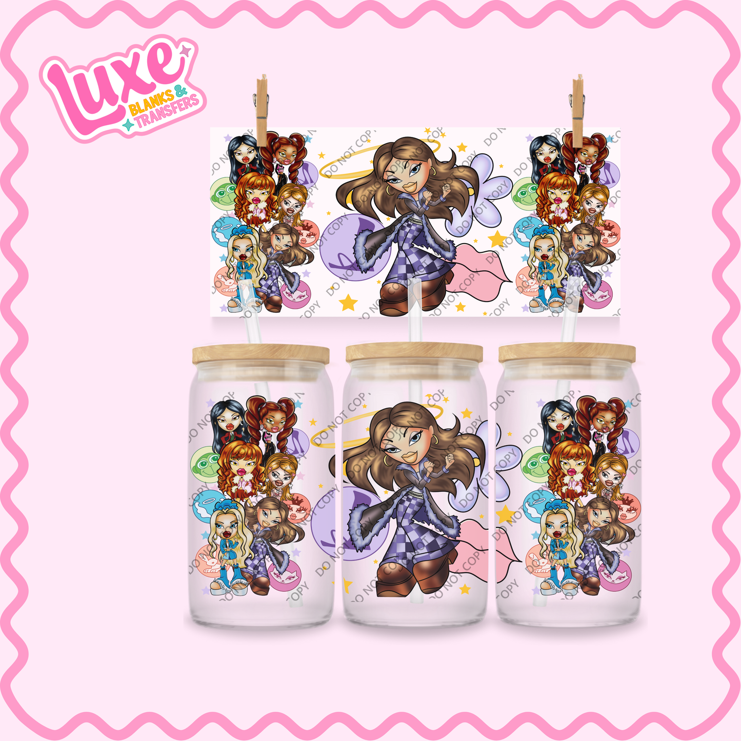 16oz UV DTF Wrap | Brat. | #2135