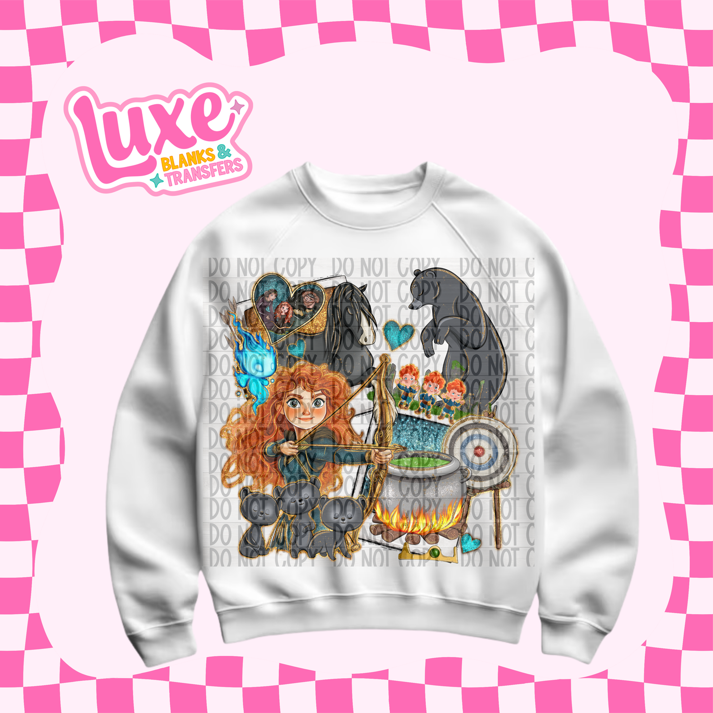 DTF Heat Transfer | Brave Polaroid | #630