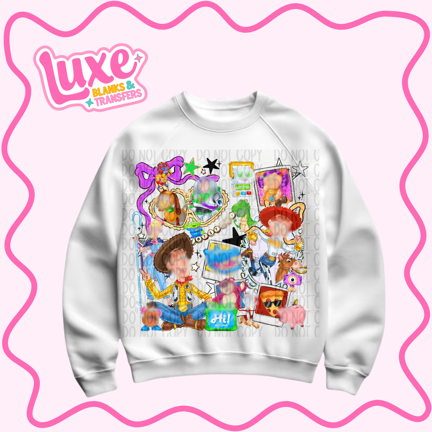 DTF Heat Transfer | New Toys Locket | #1116