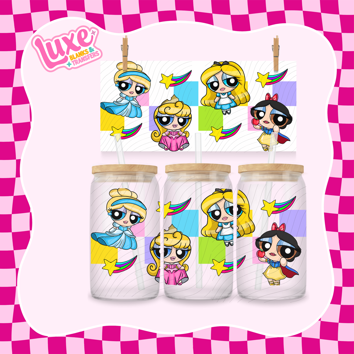 PPG X Princesses 3 | 16oz UV DTF Wrap | #1507