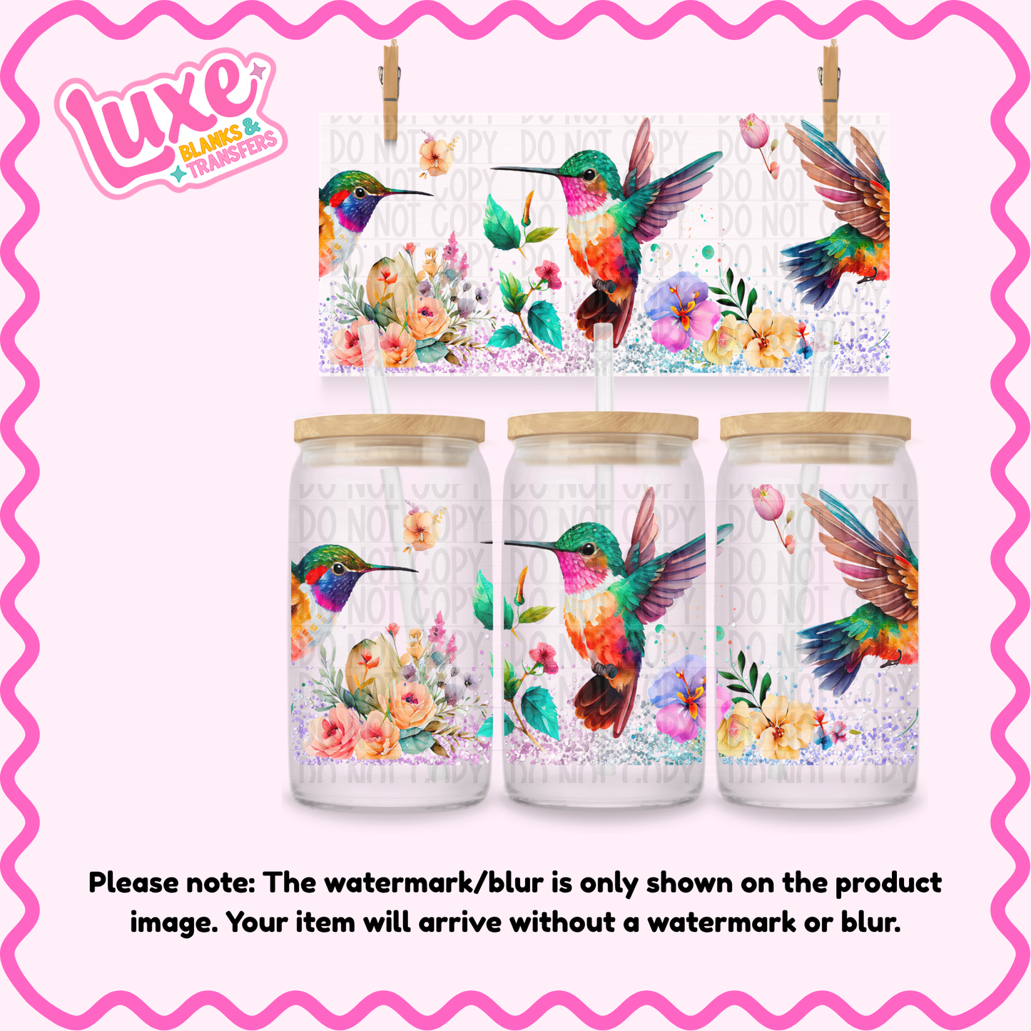 16oz UV DTF Wrap | Bird | #4249
