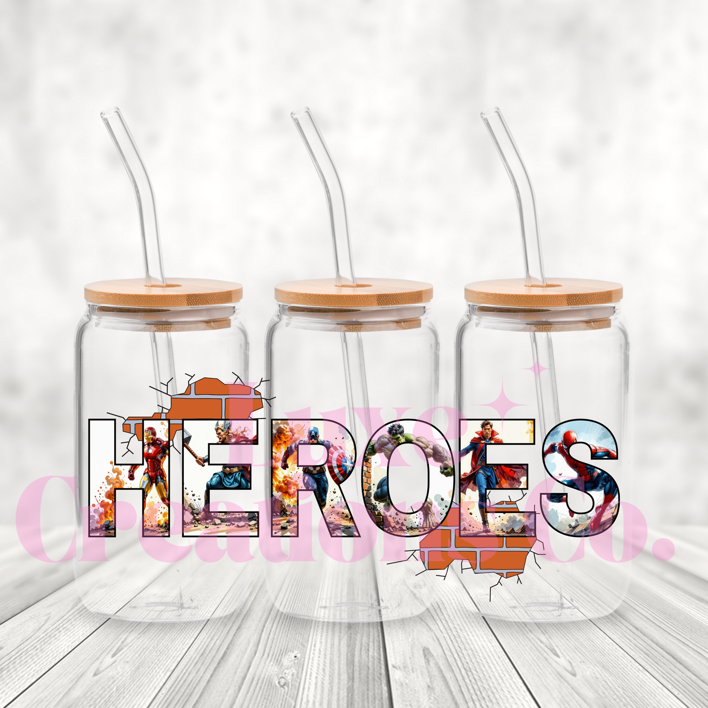 Heroes UV DTF Wrap (#297)
