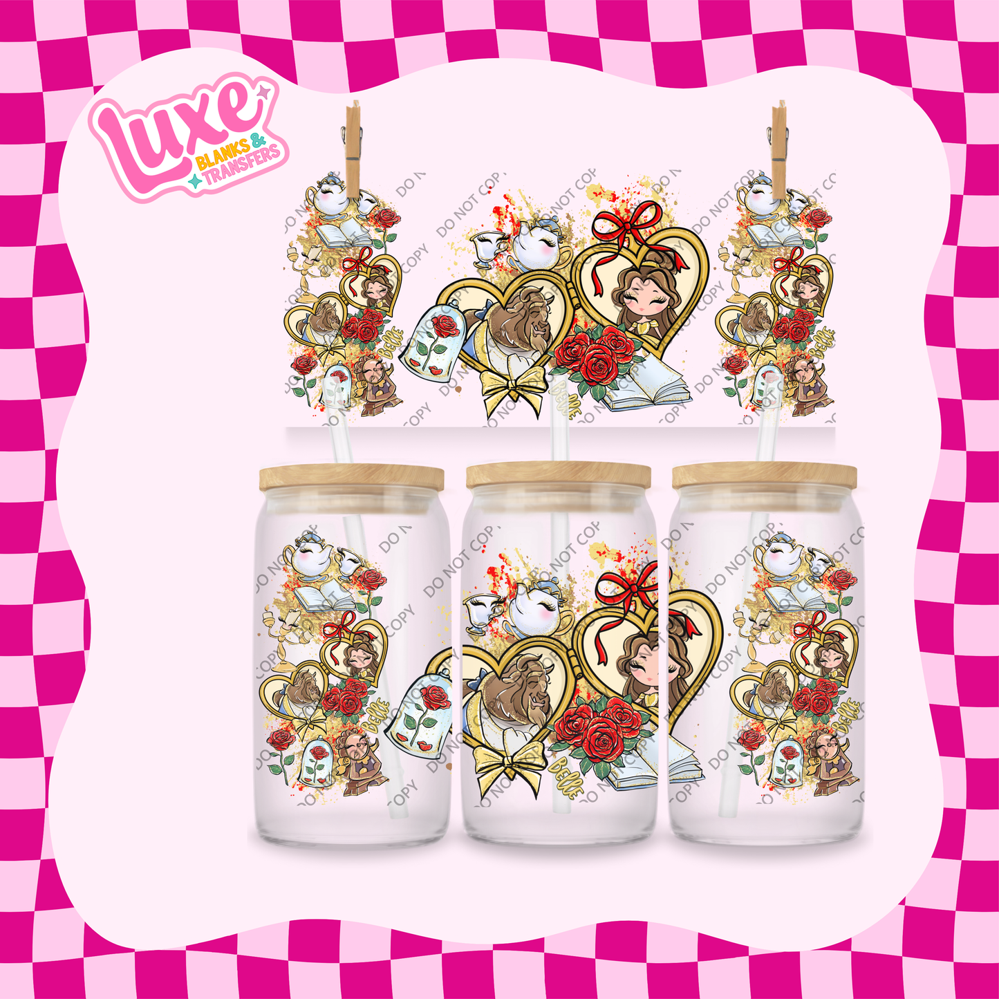 16oz UV DTF Wrap | Beauty Princess | #1999