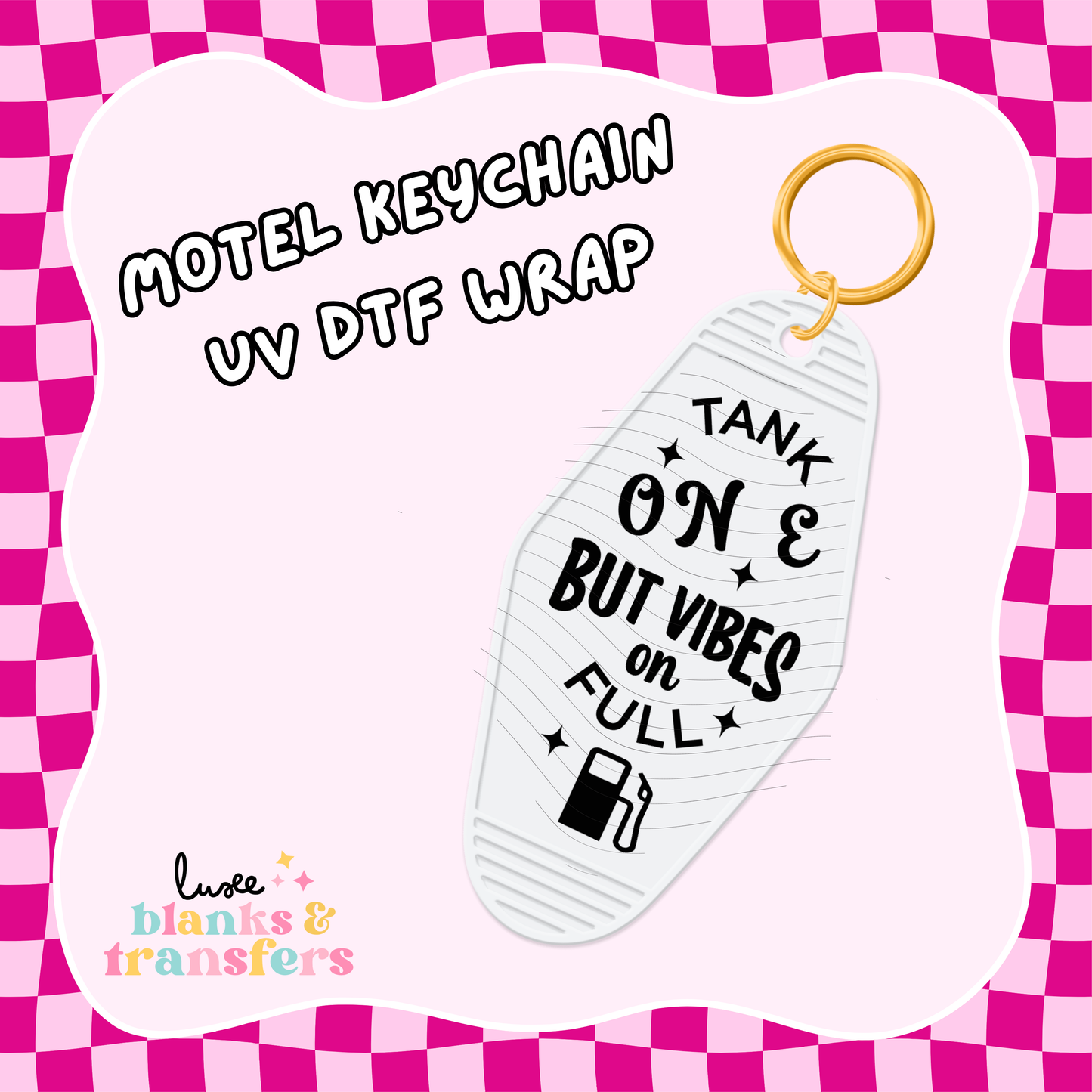 Motel Keychain UV DTF Wrap (#C39)
