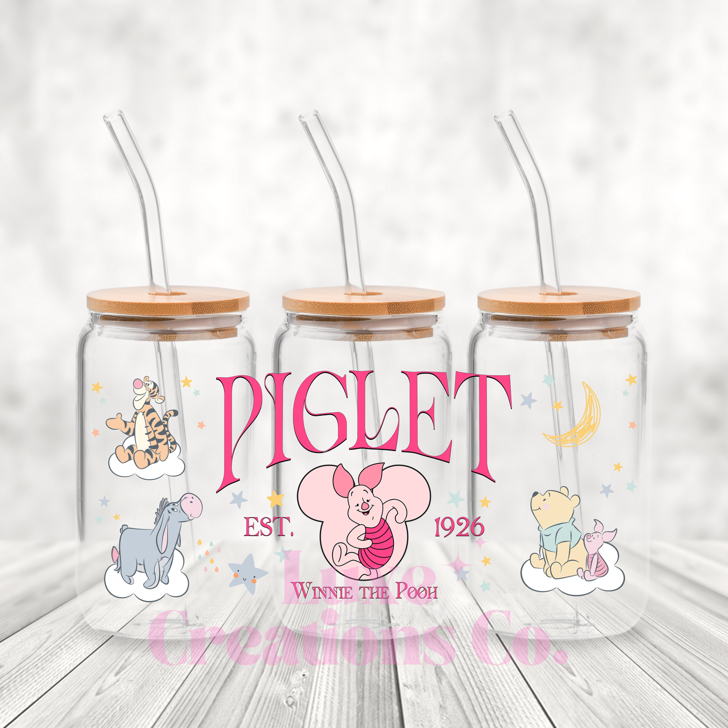 Piglet Character UV DTF Wrap (#06)