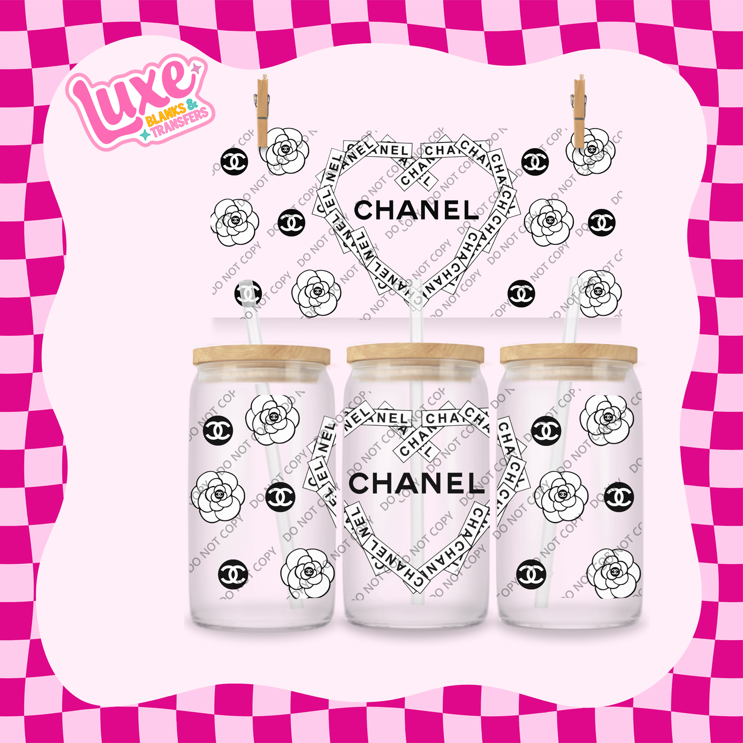 16oz UV DTF Wrap | CC Heart | #2007