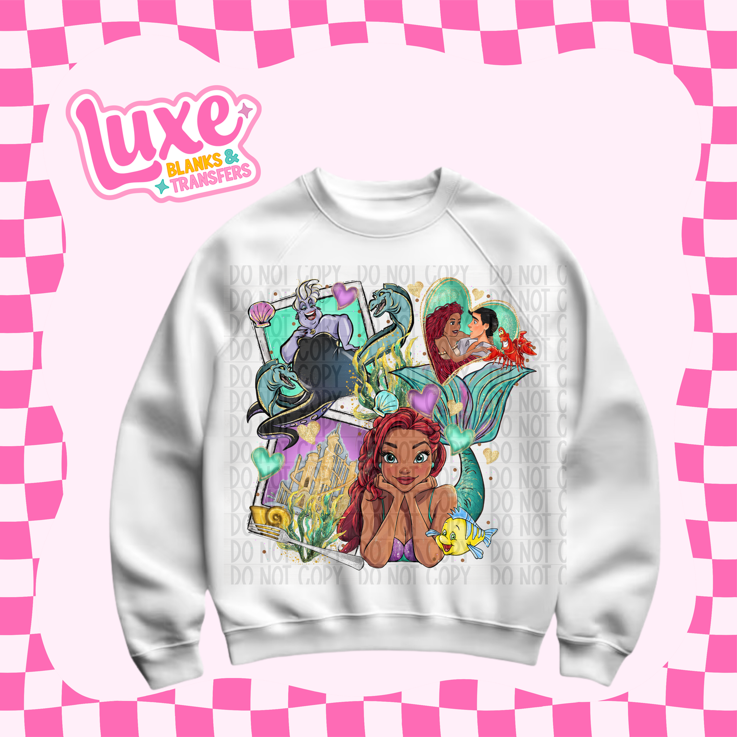 DTF Heat Transfer | Mermaid | #656