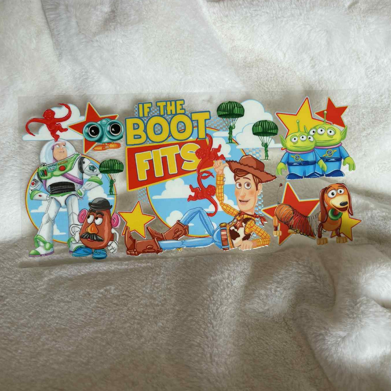 "If The Boot Fits" UV DTF Wrap | READY TO SHIP | #R12