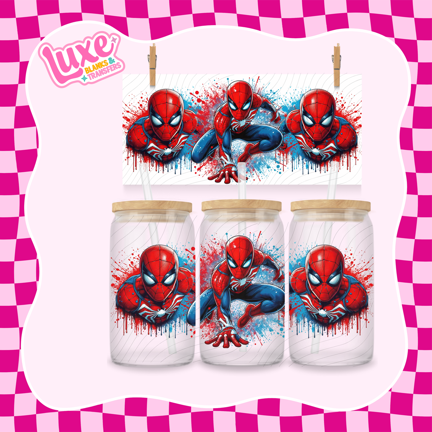 Spidey Colour 2 | 16oz UV DTF Wrap | #1537