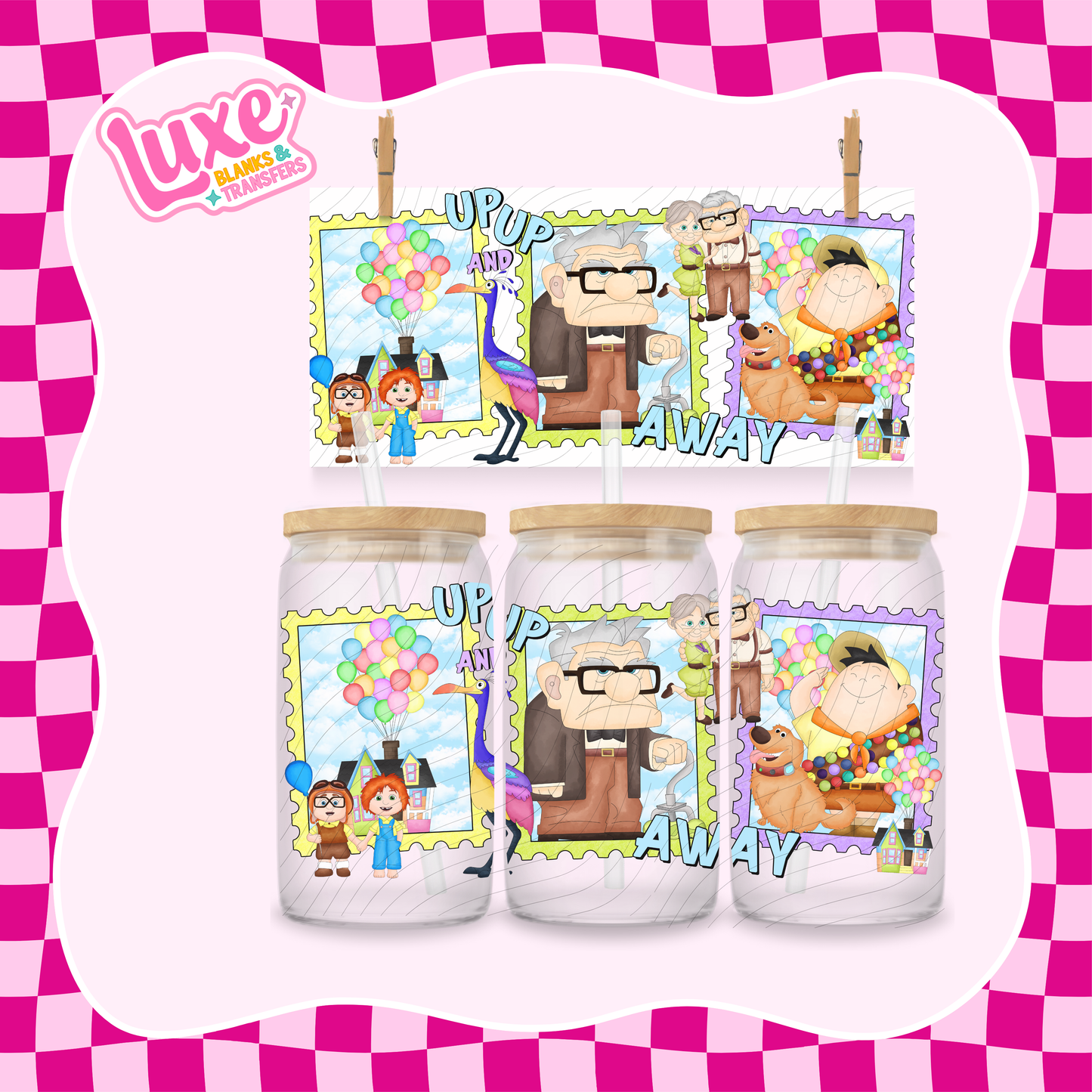 Up Stamps | UV DTF Wrap | #1042