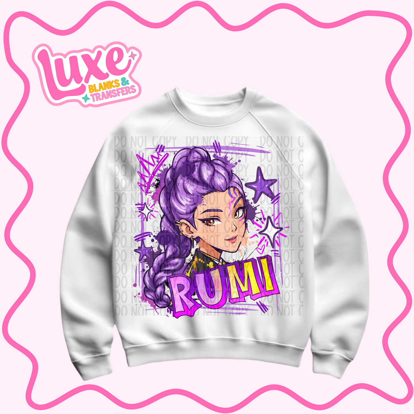 DTF Heat Transfer | Rum1 K-Pop | #1154