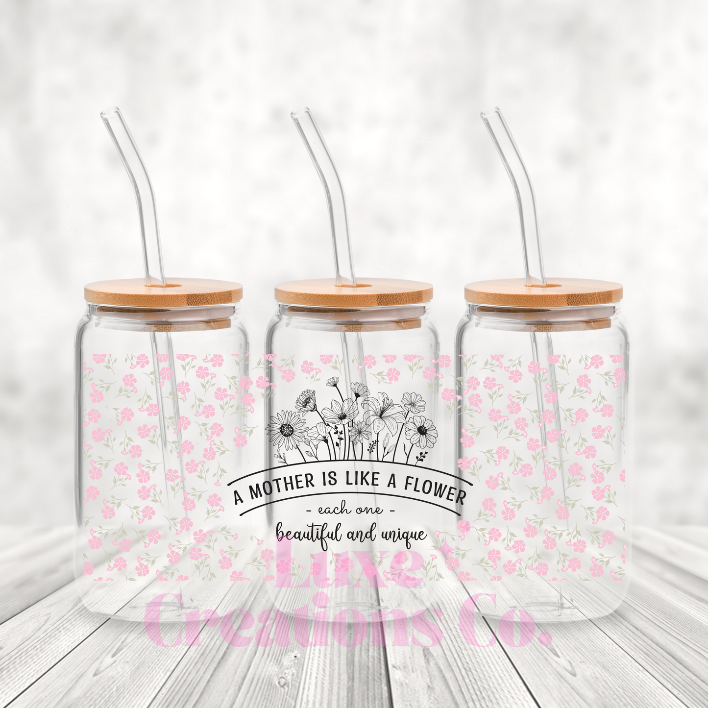Mothers Day Flower UV DTF Wrap by Luxe (#15)