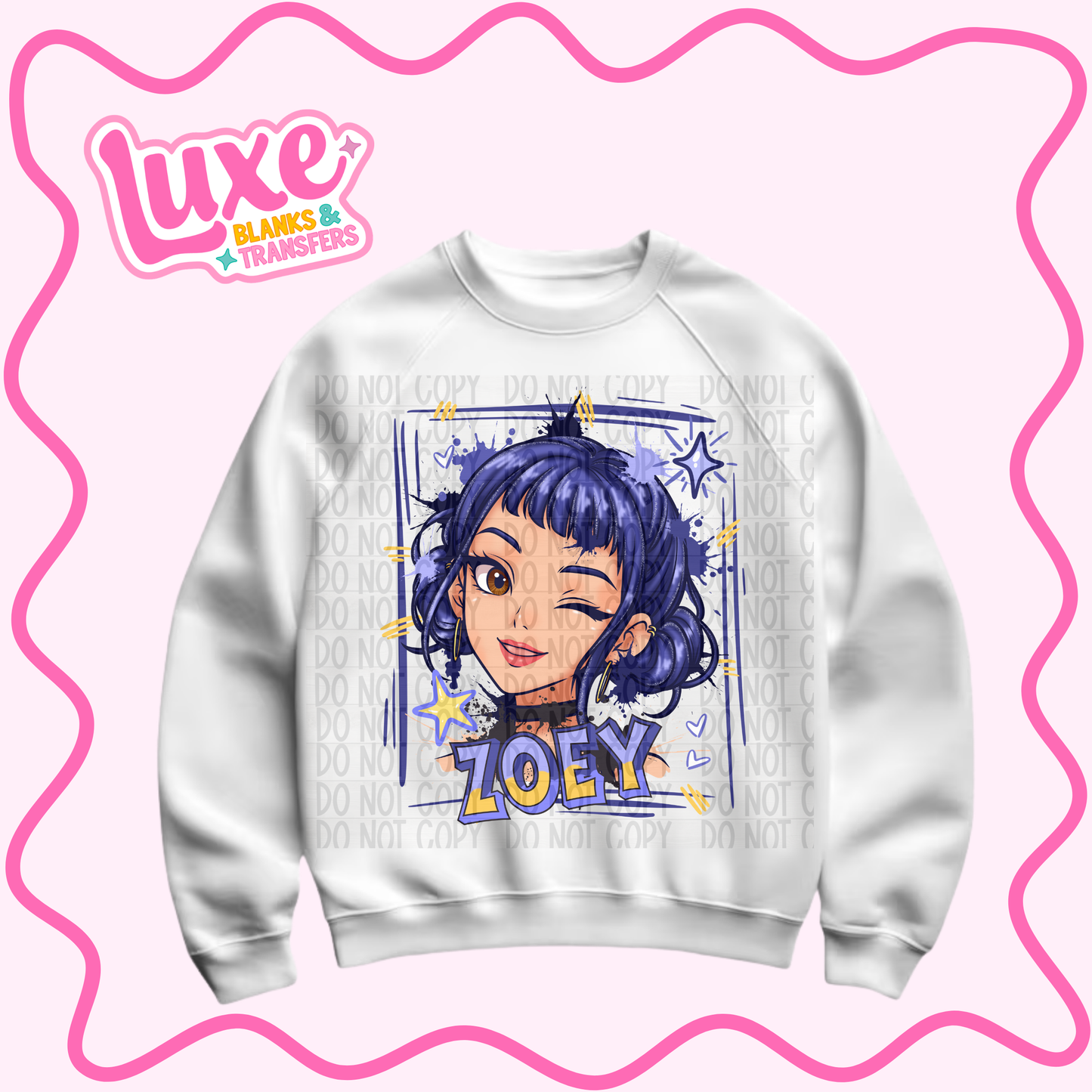 DTF Heat Transfer | Zoey K-Pop | #1157