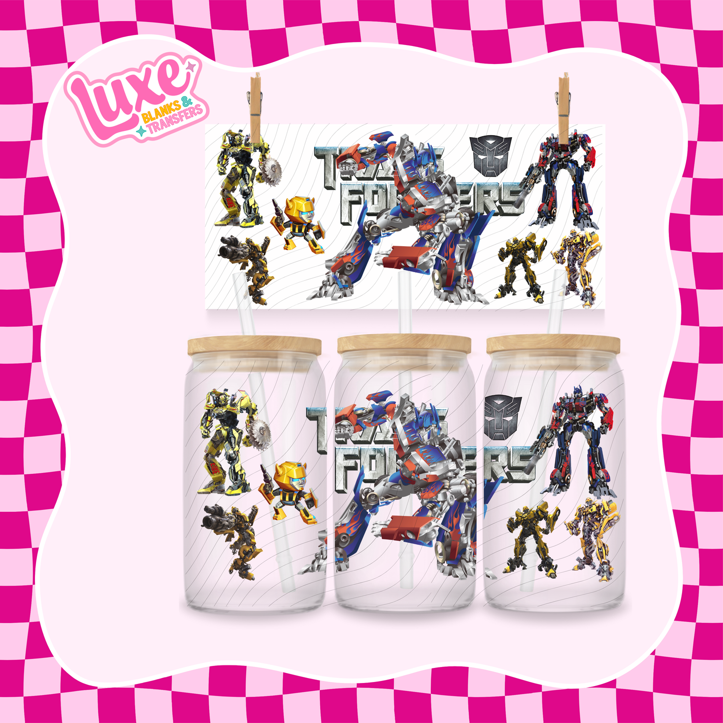 Transformer Movie 2 | 16oz UV DTF Wrap | #1546