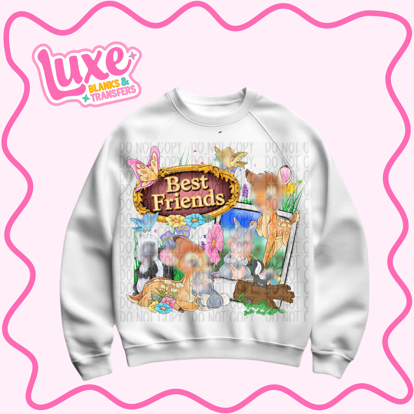 DTF Heat Transfer | Besties Forrest | #1164