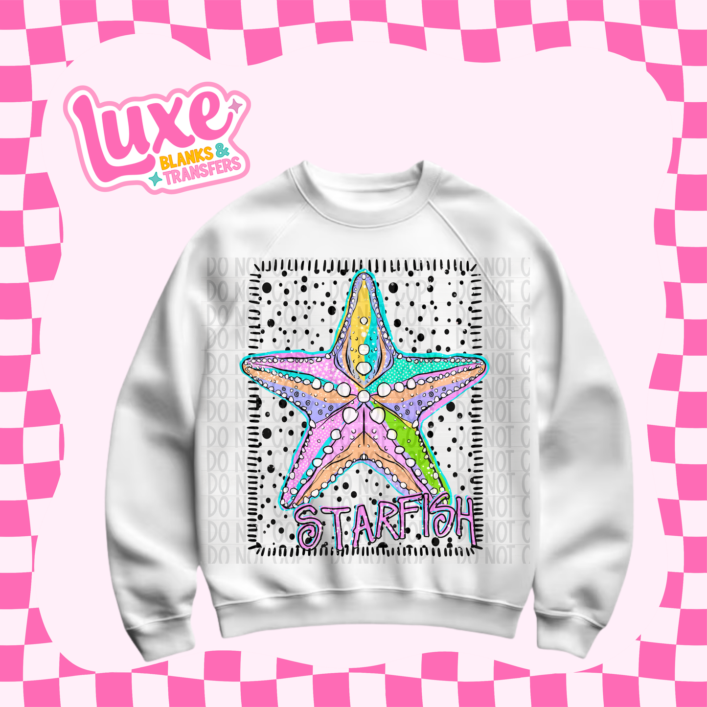DTF Heat Transfer | Starfish | #683