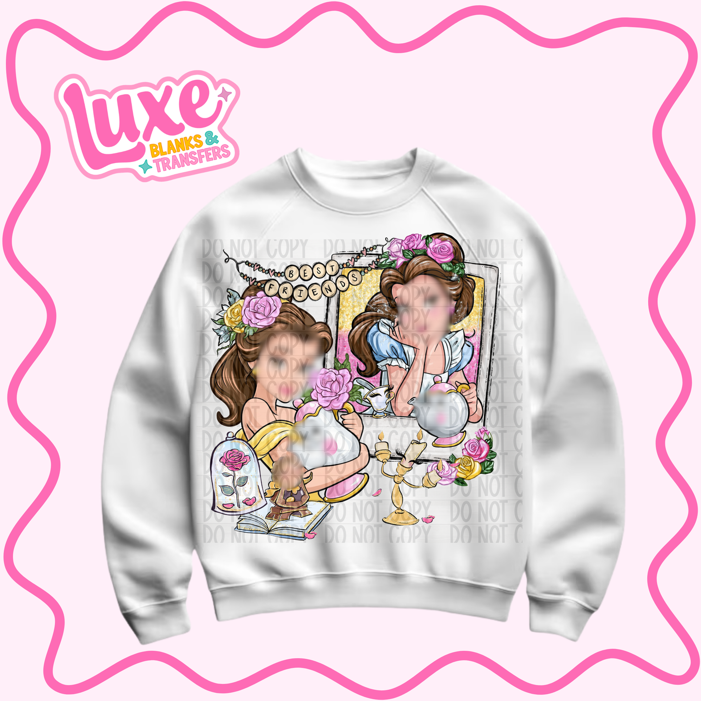 DTF Heat Transfer | Besties Girls | #1165